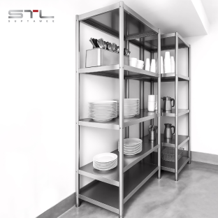 ชั้นวางของสเตนเลสสั่งทำ