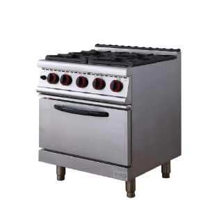 เตา 4 หัวเตา+เตาอบ