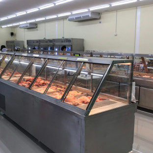 ตู้โชว์แช่เนื้อสัตว์